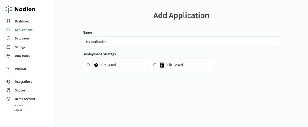 How to deploy  applications | Nodion